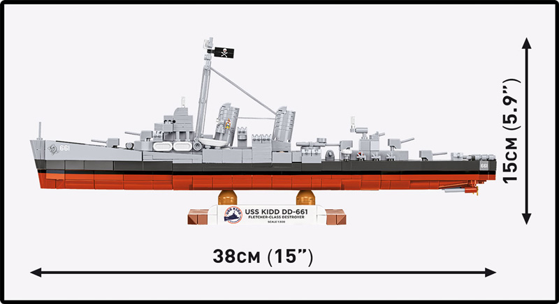 USS Kidd COBI 4866