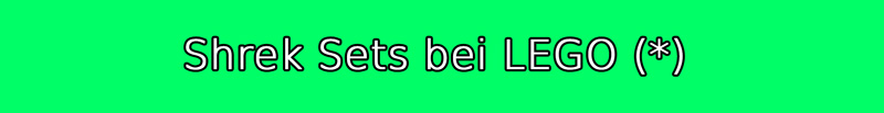 Shrek Sets LEGo Banner