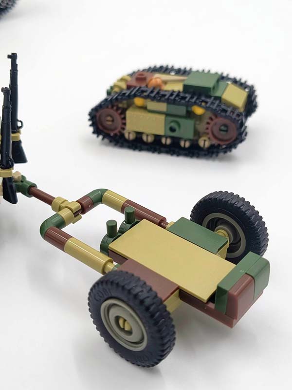 COBI M18 Hellcat & Kettenkrad & Goliath Limited Edition 2678 Prototyp