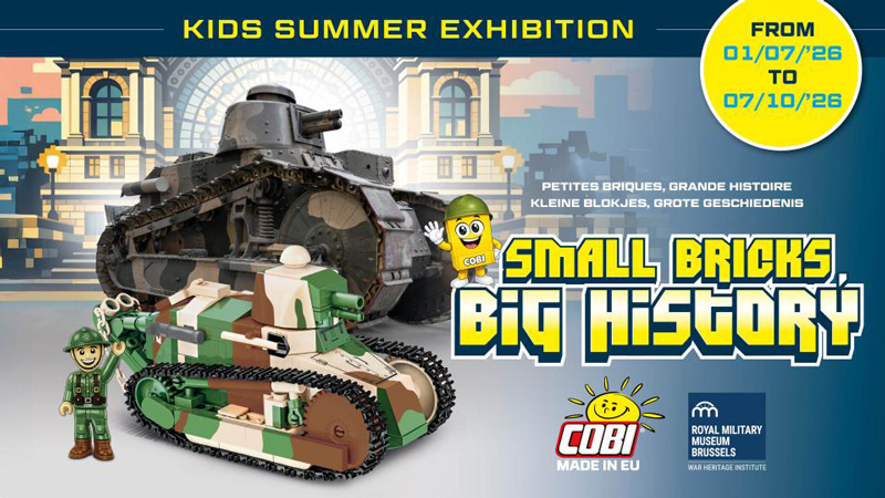 COBI-Ausstellung Brüssel Flyer