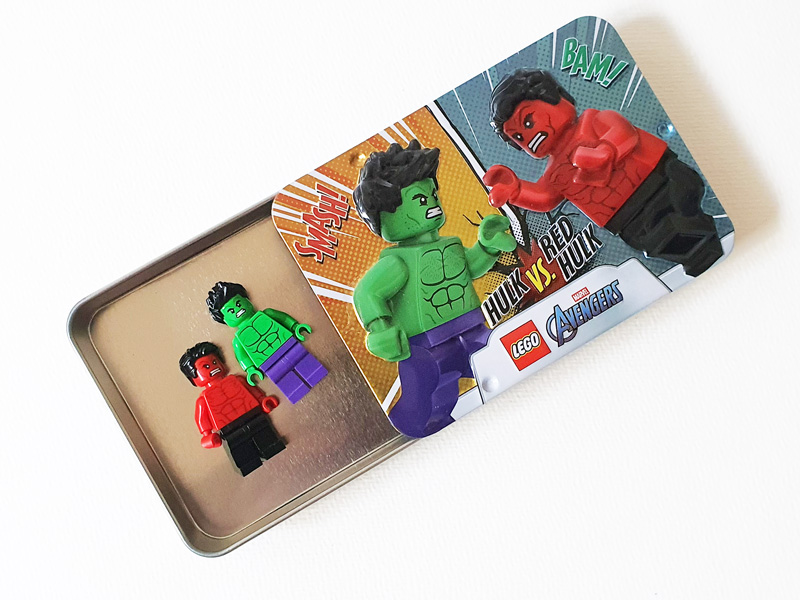 LEGO Marvel Avengers Heft Nr 36 Hulk Minifiguren in Blechdose