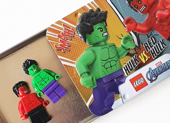 LEGO Marvel Avengers Heft Nr. 36 mit Hulk vs. rotem Hulk Minifiguren LEGO Marvel Avengers Heft Nr. 36 mit Hulk vs. rotem Hulk Minifiguren