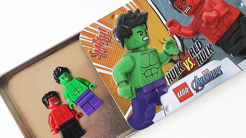 LEGO Marvel Avengers Heft Nr 36 Hulk Minifiguren in Blechdose Titel