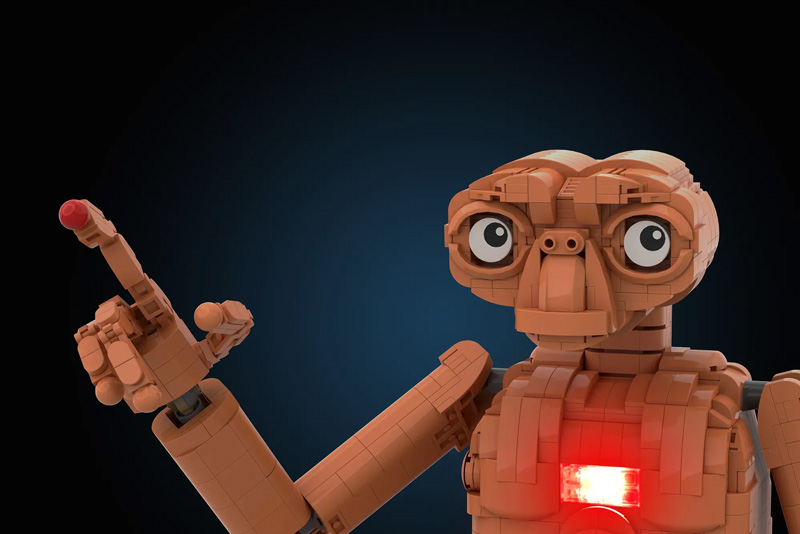 LEGO Ideas 21370 „E.T. the Extra-Terrestrial“ Entwurf