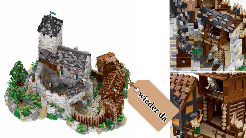 BlueBrixx Burg Blaustein Vorburg 109955 Titel