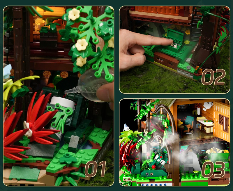 Lumibricks 10015 Misty Forest Cabin