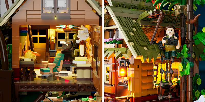 Lumibricks 10015 Misty Forest Cabin