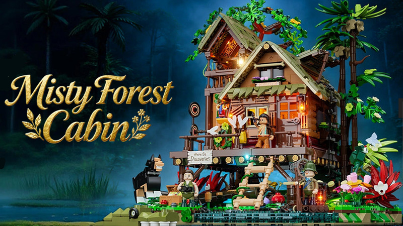 Lumibricks 10015 Misty Forest Cabin Titel