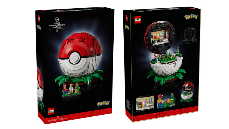LEGO Pokémon 72154 Pokéball mit beeindruckenden Trainermomenten