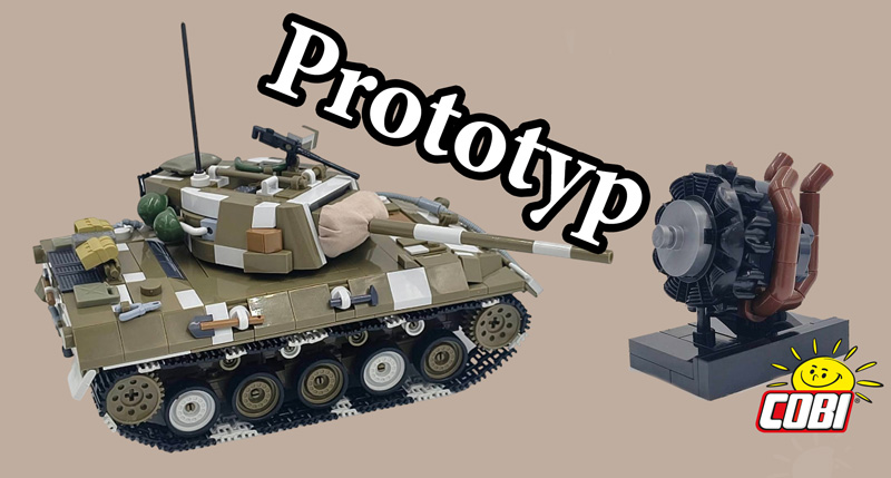 COBI M18 Hellcat & Kettenkrad & Goliath Limited Edition 2678 Prototyp Titel