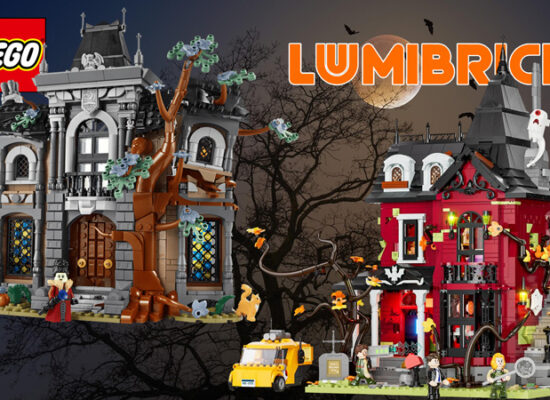 Spukhaus aus Bausteinen: LEGO Bürgermeistervilla und Lumibricks Midnight Haunted Mansion im Vergleich Spukhaus aus Bausteinen: LEGO Bürgermeistervilla und Lumibricks Midnight Haunted Mansion im Vergleich