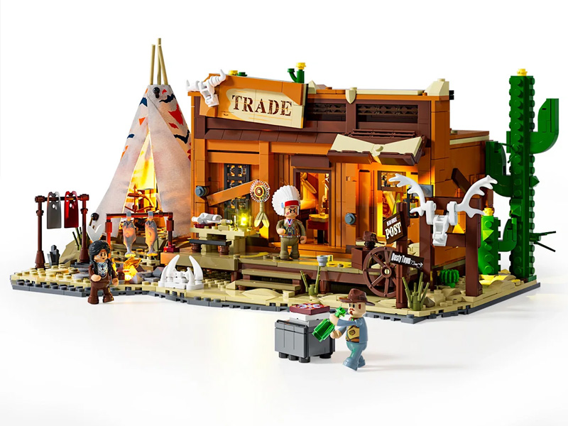 Lumibricks Western Fur Trading Post 14018