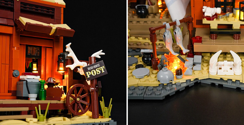 Lumibricks Western Fur Trading Post 14018