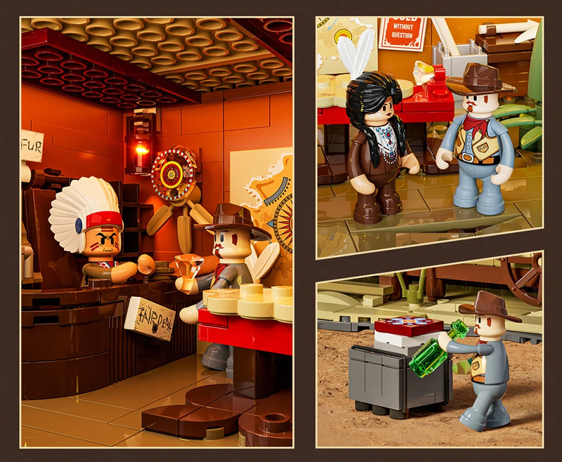 Lumibricks Western Fur Trading Post 14018