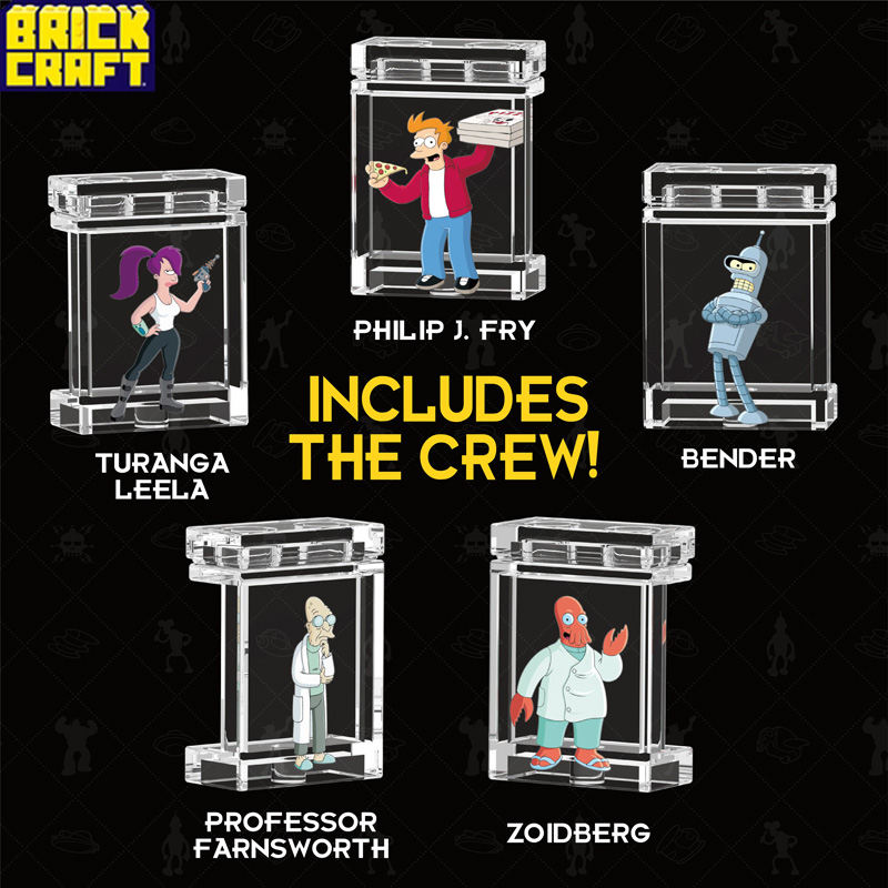 BrickCraft Futurama Planet Express Figuren