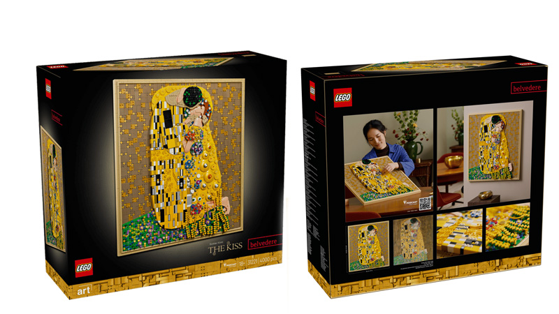 LEGO Art Gustav Klimt Der Kuss 31221