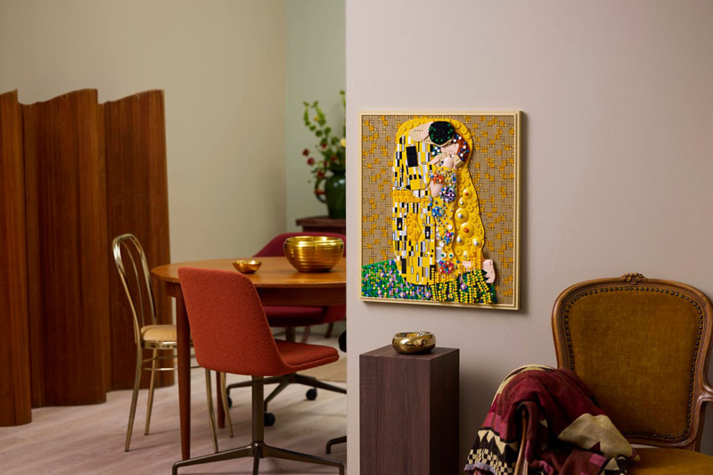 LEGO Art Gustav Klimt Der Kuss 31221