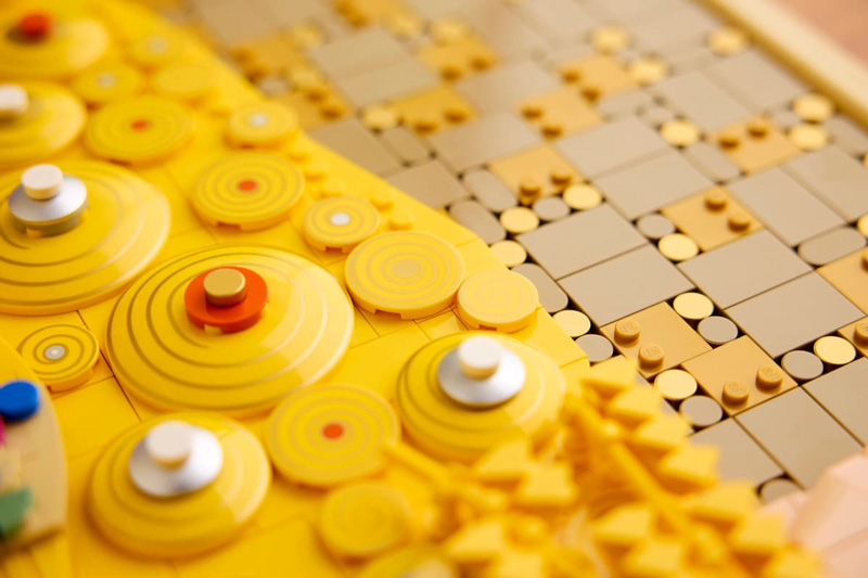 LEGO Art Gustav Klimt Der Kuss 31221