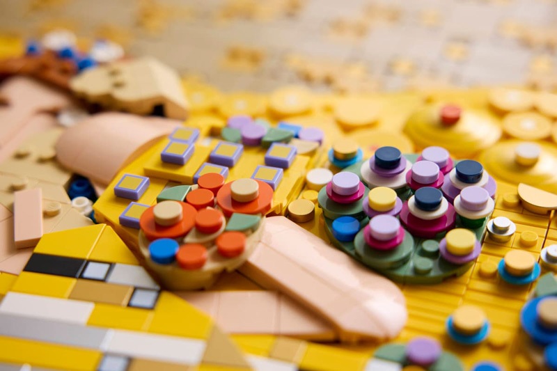 LEGO Art Gustav Klimt Der Kuss 31221