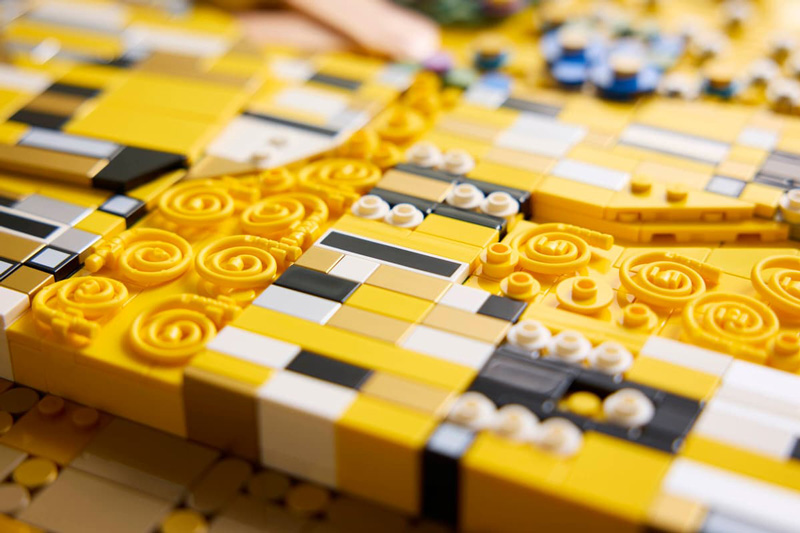 LEGO Art Gustav Klimt Der Kuss 31221