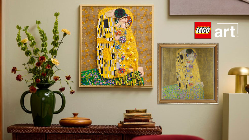 LEGO Art Gustav Klimt Der Kuss 31221 Titel
