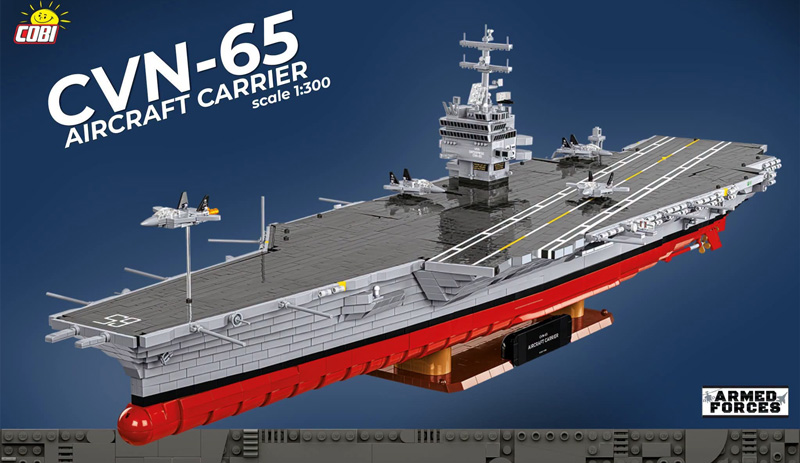 COBI Aircraft Carrier Re-Release CVN-65 Titel