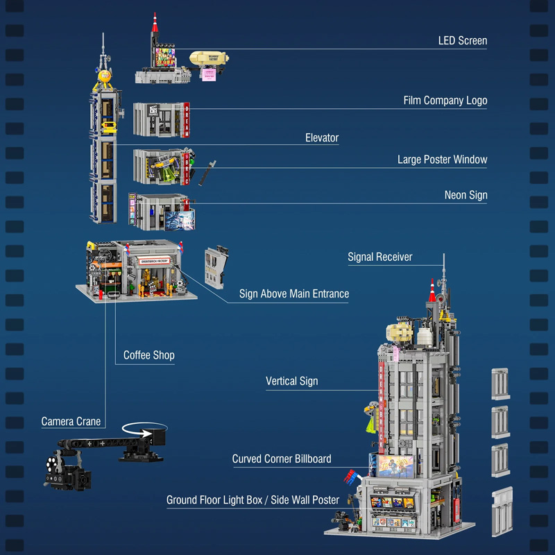 Lumibricks 19015 Film Studio Tower