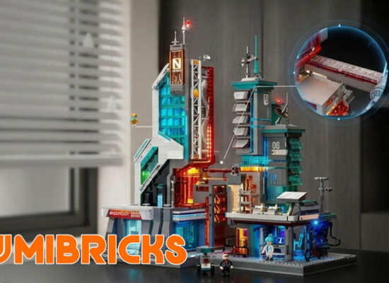 Neon Tech Tower (17011) und Tech Station (17010) ergänzen Lumibricks Cyberpunk City Neon Tech Tower (17011) und Tech Station (17010) ergänzen Lumibricks Cyberpunk City