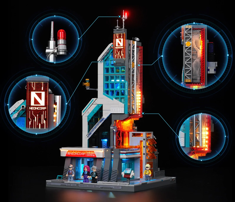 Lumibricks 17011 Neon Tech Tower