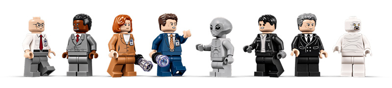 Akte X X-Files LEGO 21369 Figuren