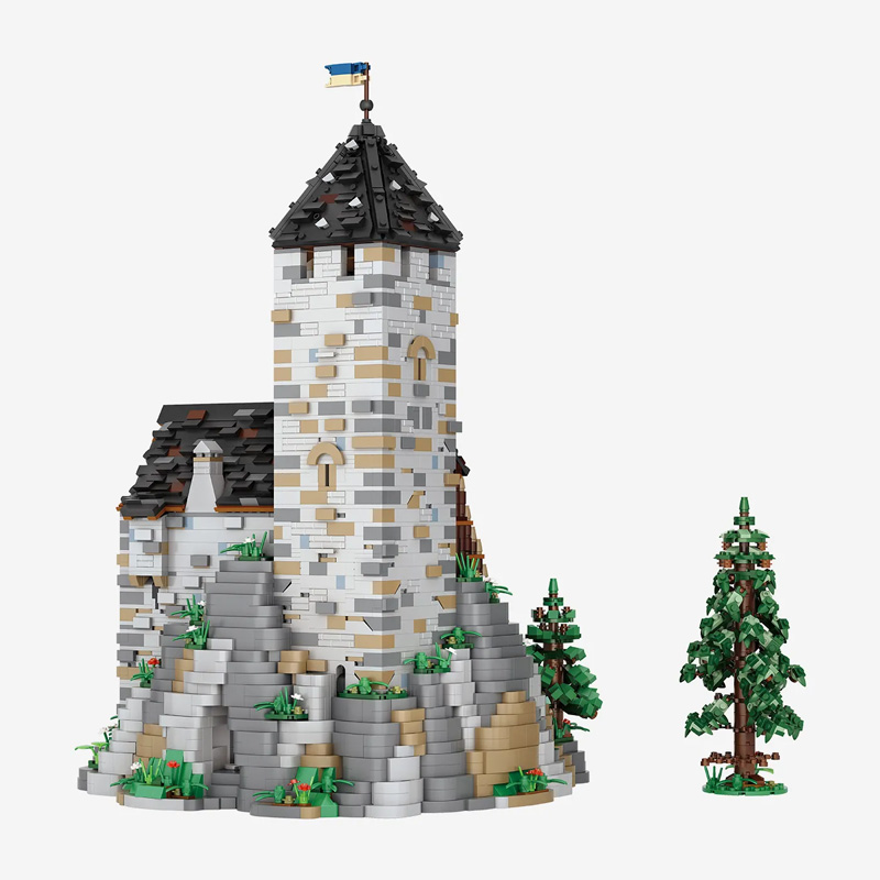 BlueBrixx Burg Blaustein Miniblocks 109124 Erweiterung Bergfried