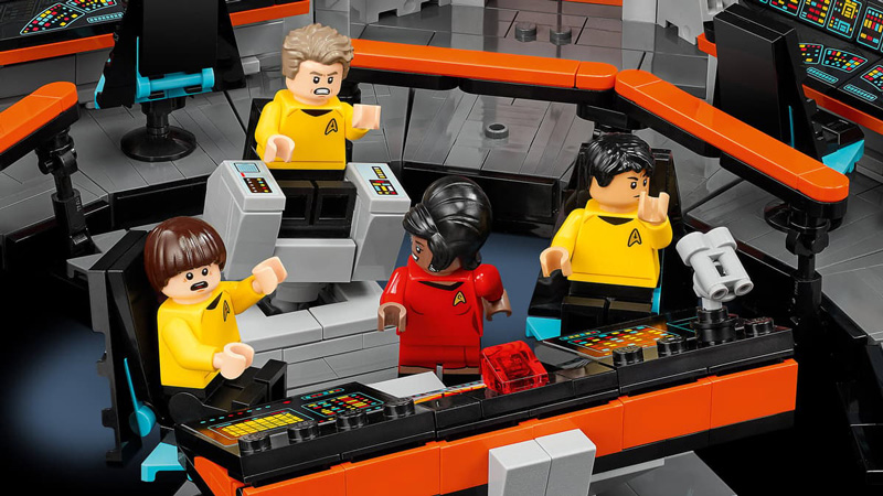 LEGO Star Trek USS Enterrprise Brücke 11385 Lifestyle