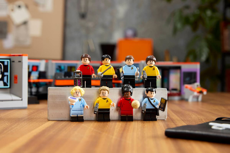 LEGO Star Trek USS Enterrprise Brücke 11385 Minifiguren