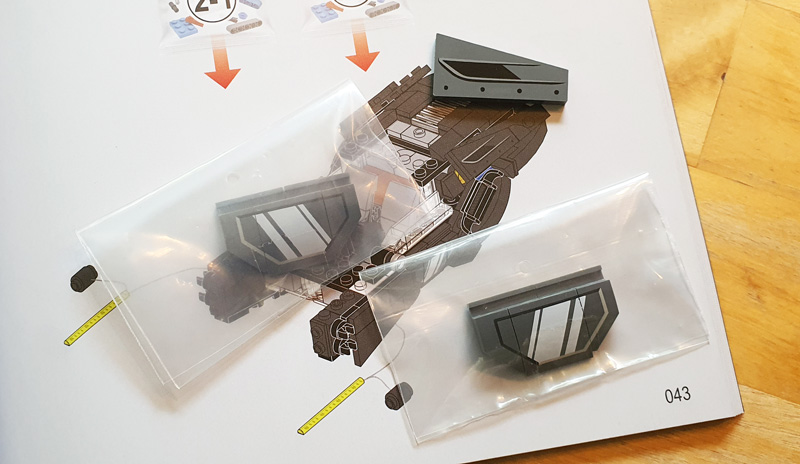 Lumibricks Blade Runner 2049 K's Spinner (23001) Aufbau