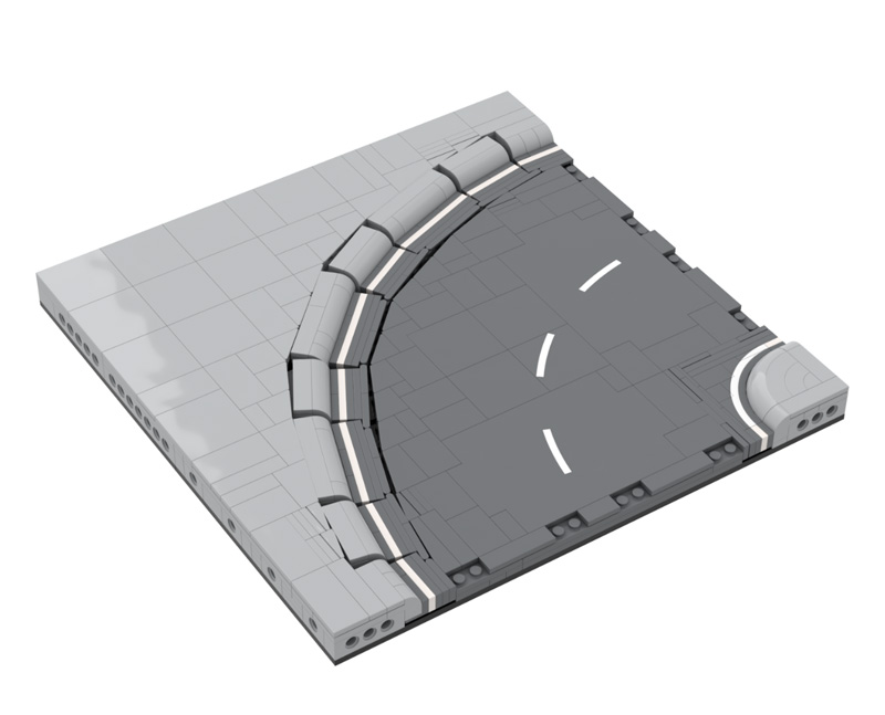 Stone Heap Straßensystem (TLRS) SH-2017 Kurve