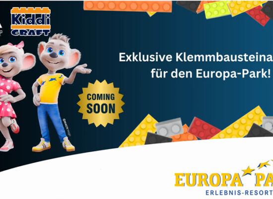 Kiddicraft und Stone Heap - Kooperation mit dem Europa-Park: Exklusive Sets ab Herbst 2026 Kiddicraft und Stone Heap - Kooperation mit dem Europa-Park: Exklusive Sets ab Herbst 2026
