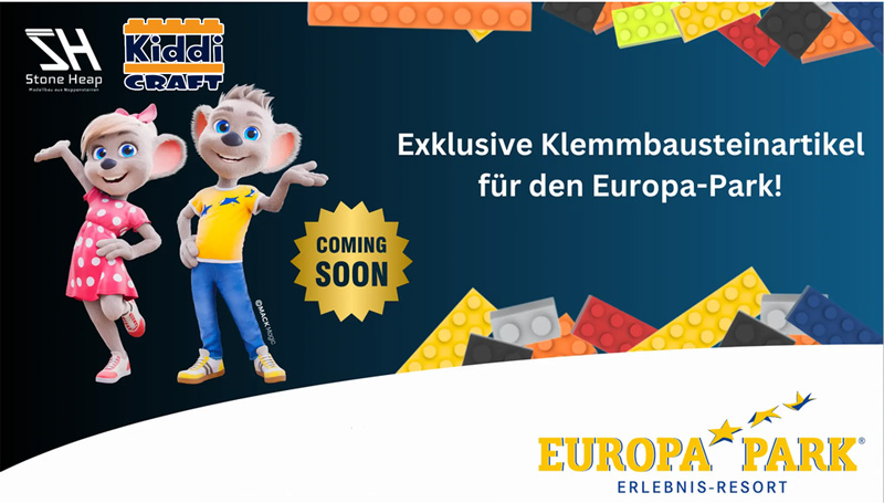 Europa-Park Kooperation Stone Heap Kiddicraft Titel