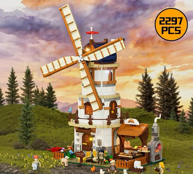 Lumibricks 16012 Dutch Windmill House