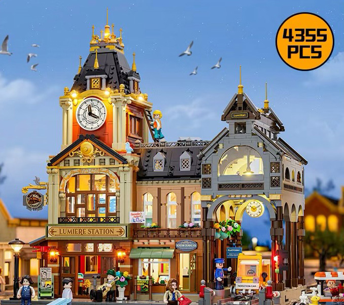 Lumibricks Train Station