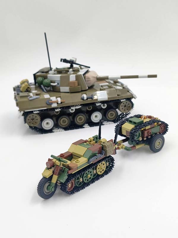 COBI M18 Hellcat & Kettenkrad & Goliath Limited Edition 2678 Prototyp