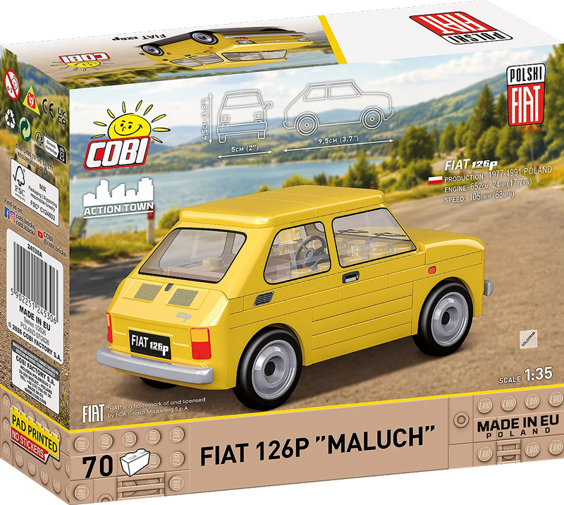 COBI Fiat 126p Maluch 24530A