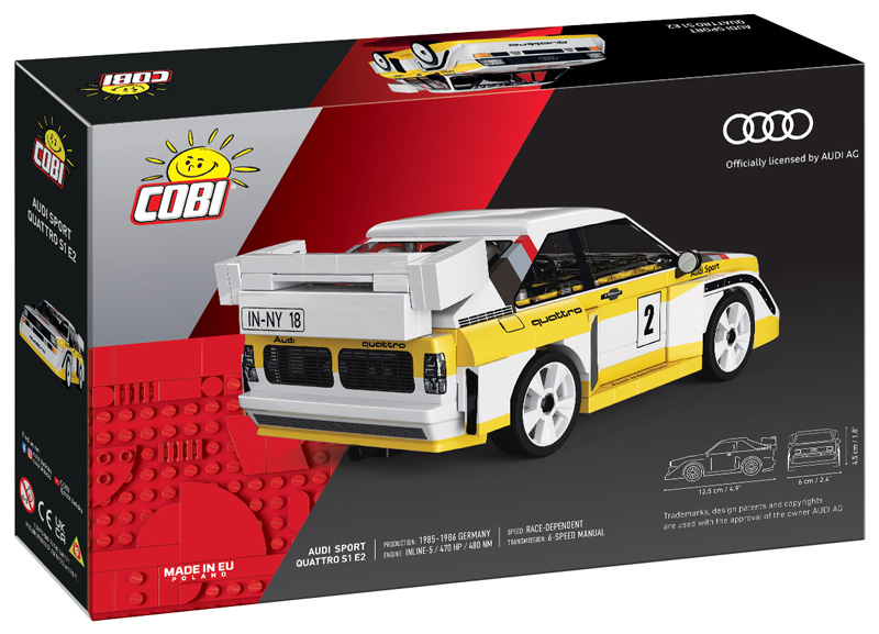 COBI 24667 24667 Audi Sport Quattro S1 E2 (1985)