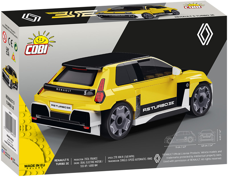 COBI Renault 5 Turbo 3E 24676