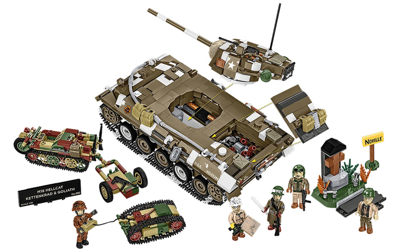 COBI M18 Hellcat & Kettenkrad & Goliath Limited Edition 2678