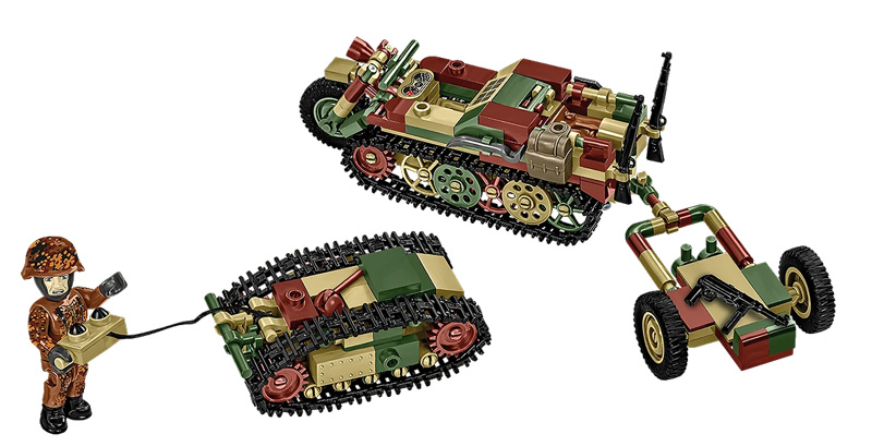 COBI M18 Hellcat & Kettenkrad & Goliath Limited Edition 2678