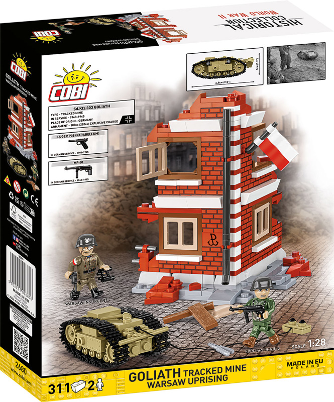 COBI 2680 Goliath Tracked Mine Warschauer Aufstand