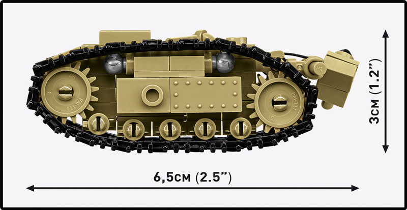 COBI 2680 Goliath Tracked Mine Warschauer Aufstand