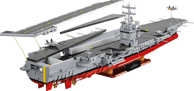 COBI 4869 CVN-65 Aircraft Carrier
