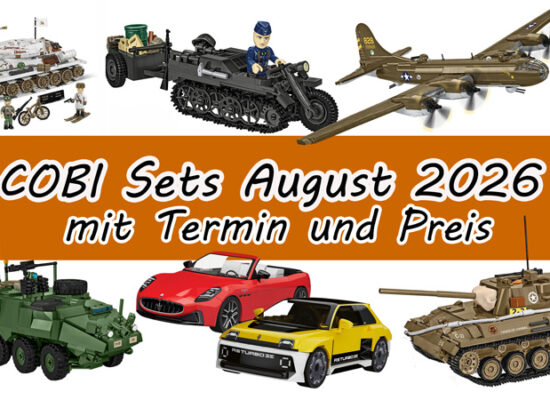 Neue Sets von COBI im August 2026 (Update)
