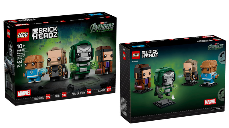 LEGO BrickHeadz 40880 Avengers: Doomsday Helden und Bösewicht